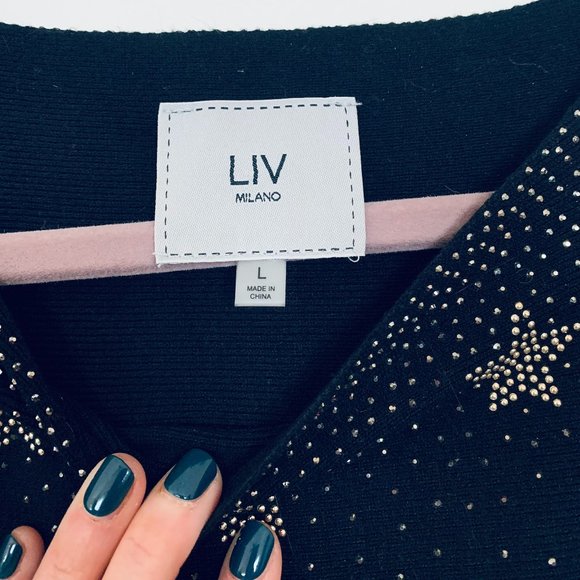 LIV Milano Star Sparkle Sweater - Picture 4 of 6